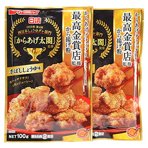 (2Pack)Nissin Grand Prix Fried Chicken Seasoning Powder Soy Sauce 100g日清最高金賞炸雞粉(醬油風味)