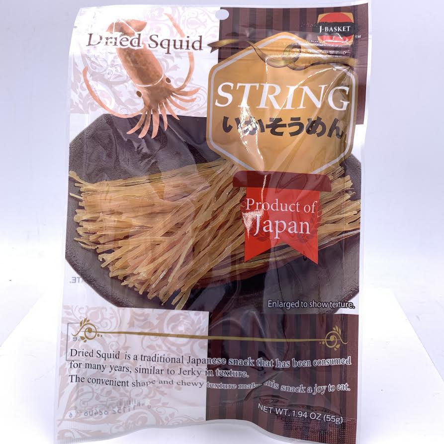 J - Basket String Dried Squid 1.94oz/55g