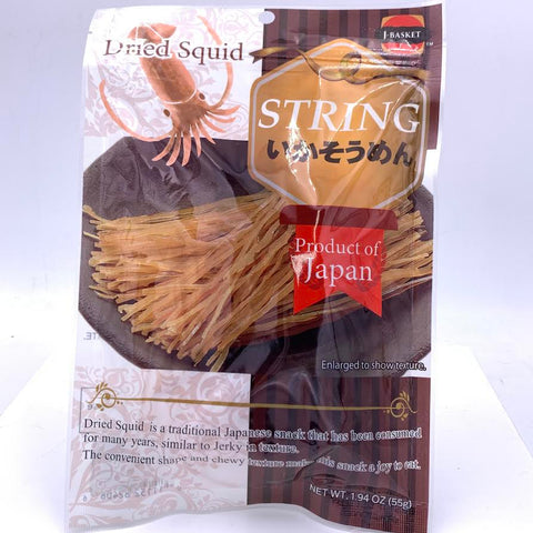 J - Basket String Dried Squid 1.94oz/55g