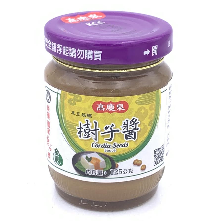 Taiwanese KCC Cordia Seeds Sauce 125g高慶泉樹子醬