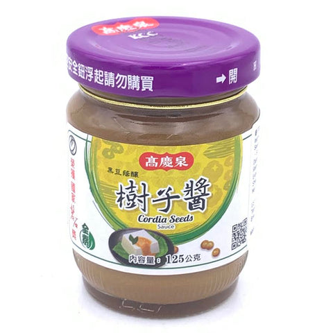 Taiwanese KCC Cordia Seeds Sauce 125g高慶泉樹子醬