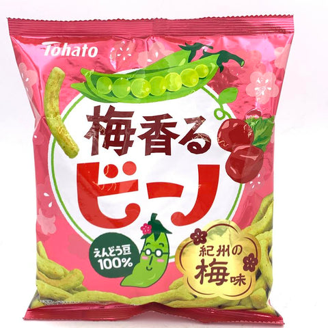 Tohato Beano Edamame Snacks - Plum Flavor 55g