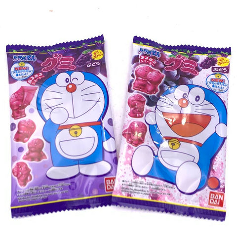 Bandai Doraemon Gummy Grape Flavor13gX2bag