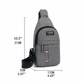Crossbody Chest Bag Large-capacity Multifunctional Backpack For Travel Sport Camping