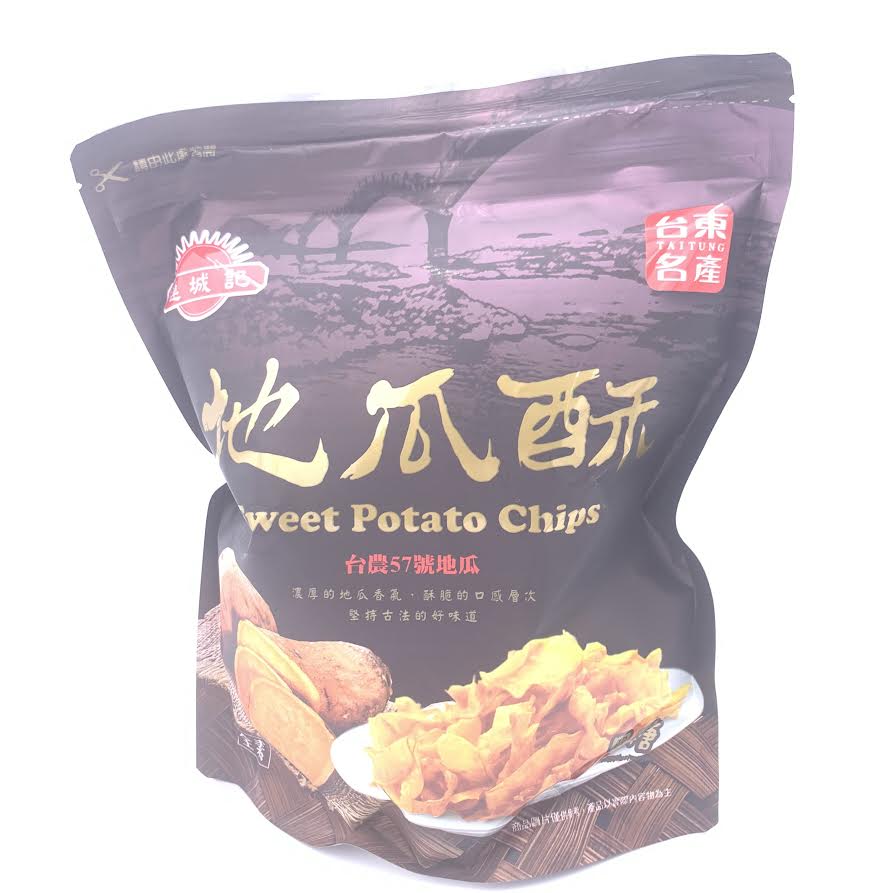 Liancheng Sweet Potato Crisp Brown Sugar Flavor 140g連城記黑糖口味地瓜酥