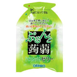 Orihiro Konnyaku Duo Fruit Juices Jelly-Muscat Grape & Orange 12 Pc/ 1Bag