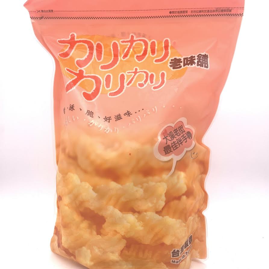 Dasikalikali Rice Cracker - Plum Powder Flavor 350g大溪老街卡力卡力甘梅口味