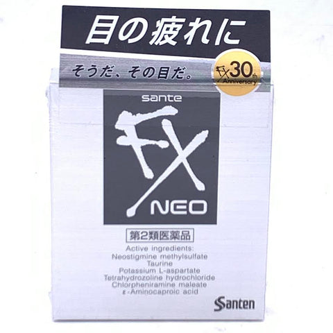 Santen Sante FX Neo Tired Cooling Eye Drops 12ml抗疲勞眼藥水