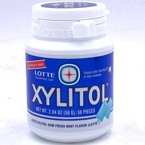 Lotte Xylitol Fresh Mint Flavor Sugar Free Gum 58g/(38pcs)