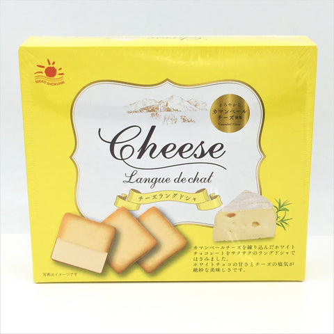 Marutou Cheese Langue De Chat Cookies 3.16oz /90g (10pcs)日本MARUTOU 藍朵夏夾心貓舌餅乾