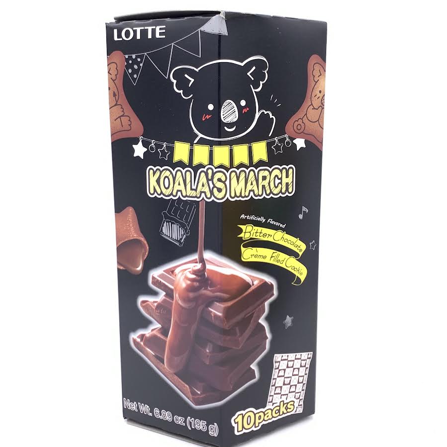 Lotte Koala's March Bitter Chocolate Cookies Family Pack Boxes 195g/(10packs)