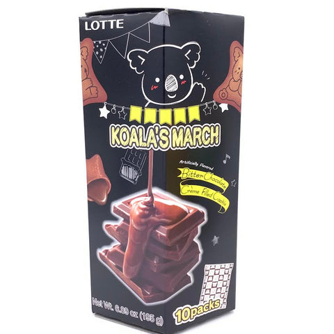 Lotte Koala's March Bitter Chocolate Cookies Family Pack Boxes 195g/(10packs)