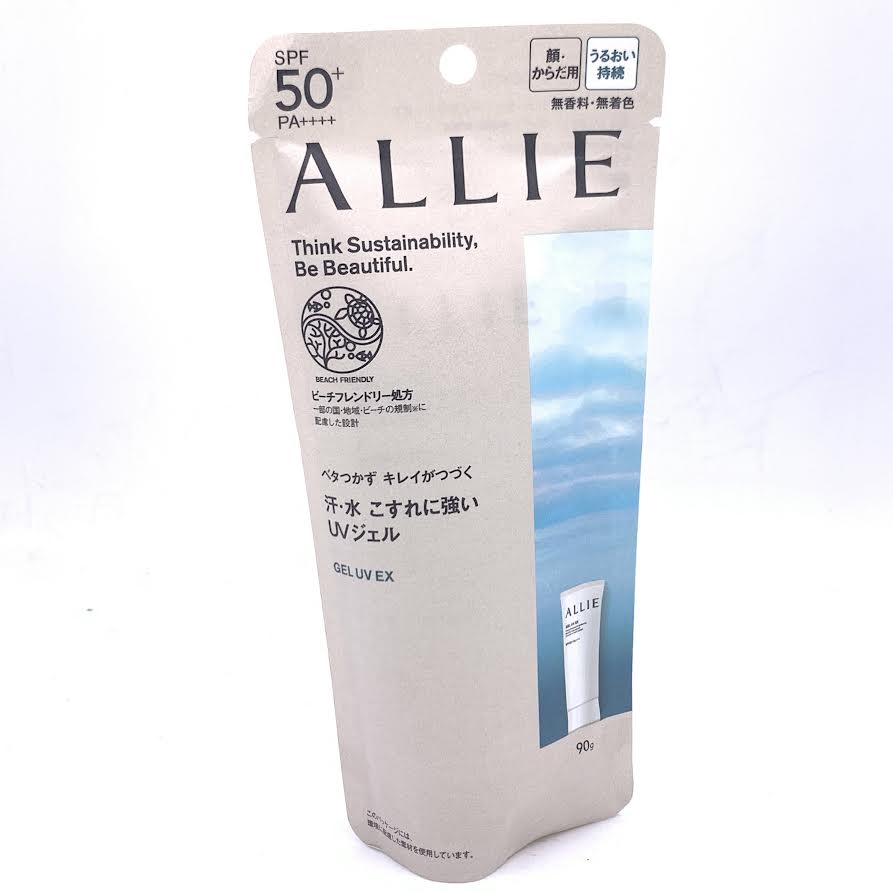 Kanebo Allie Gel UV EX SPF 50+ PA++++ 90g 抗汗防水耐摩擦保湿防晒啫喱