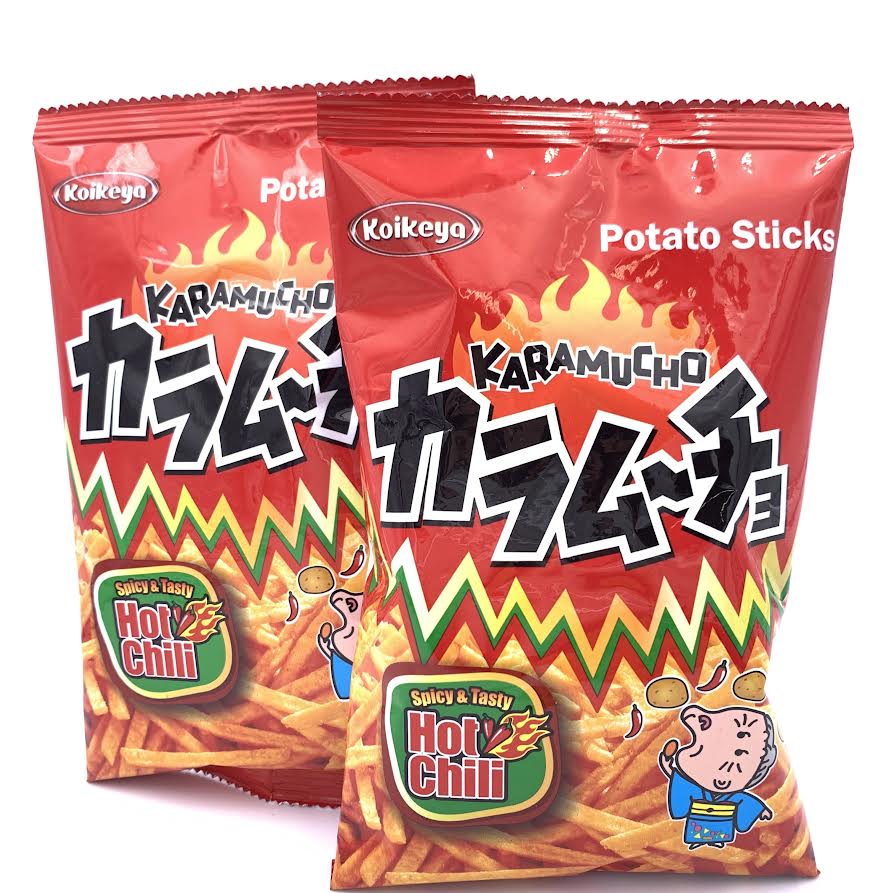 Koikeya Karamucho Potato Sticks - Hot Chili 40gX2bag