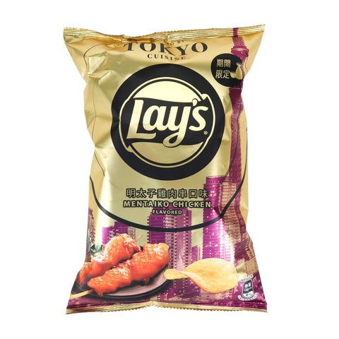 Lay's Chips Mentaiko Chicken Skewers Flavored 70g樂事明太子雞肉串口味洋芋片