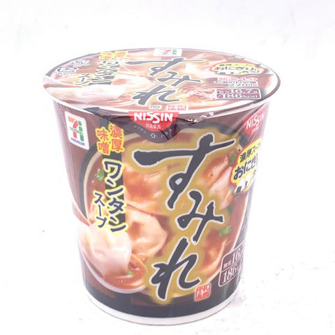 Nissin x Seven Premium Sumire Rich Miso Wonton Soup 46g日清方便杯型濃厚味噌餛飩湯