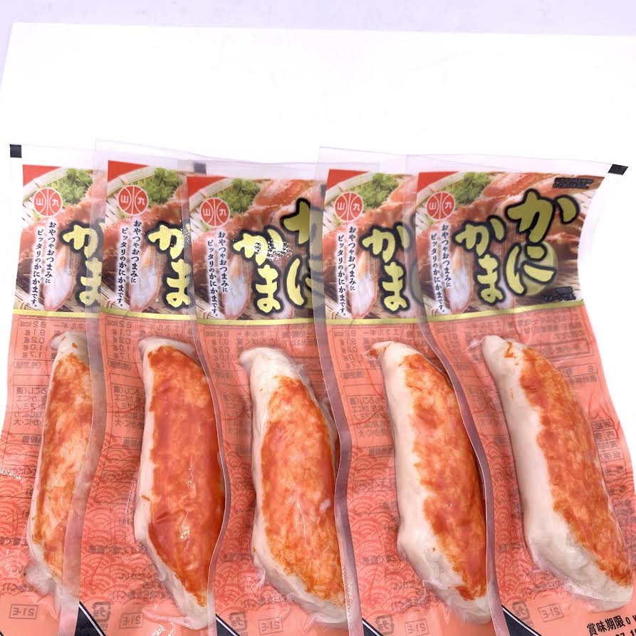 Japanese Sankyu Suisan Crab Meat Roll 45gX5pcs山九水产真空蟹柳棒