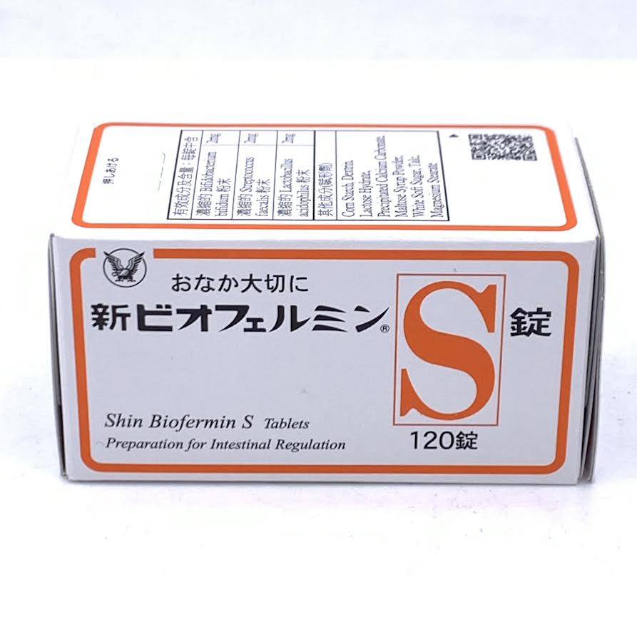 Taisho New Biofermin S Tablets 120 Tablets [specified Quasi-Drugs]大正制药欣表飛鸣錠