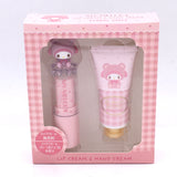 Sanrio Original My Melody Lip Cream & Hand Cream (Floral Apple Scent) Duo