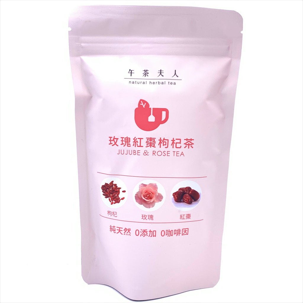 Natural Herbal Tea Jujube & Rose Tea (10tea bagsx4g)玫瑰红枣枸杞茶