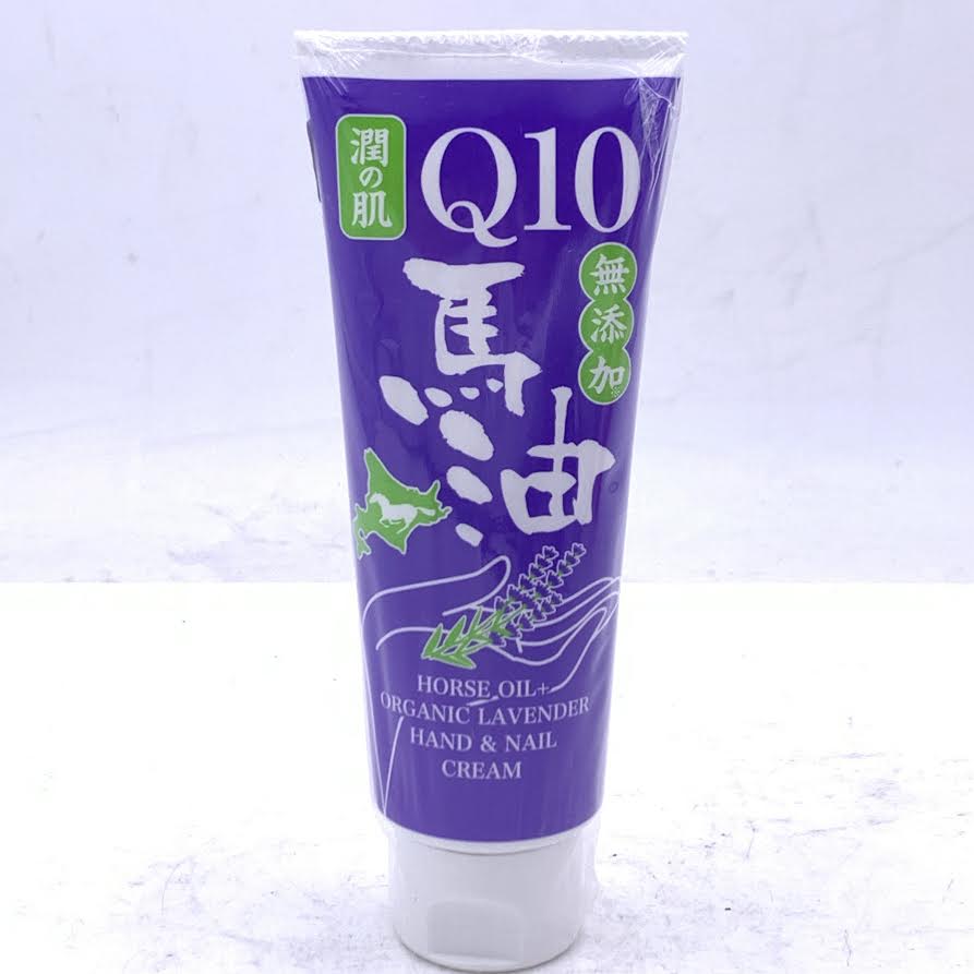 Japan Q10 Moisture-Rich Skin Q10 Horse Oil+Organic Lavender Hand & Nail Cream80g润之肌馬油护甲润手霜