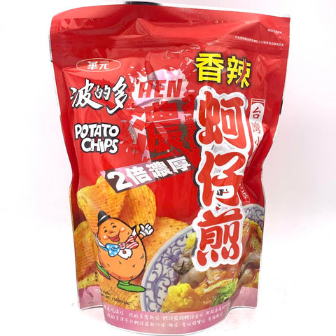 Hwa Yuan Potato Chips - Spicy Oyster Omelet Flavor 213g華元波香辣蚵仔煎口味洋芋片