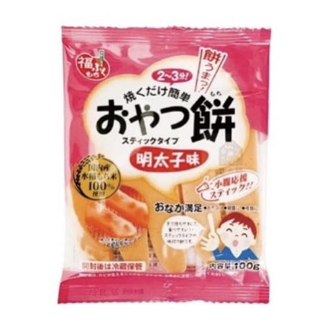 Marushin Foods Oyatsumochi - Mentaiko Flavored 100g 易烤調味零食麻糬明太子風味