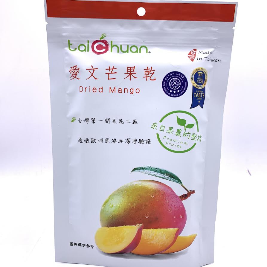 Taiwanese Tai Huan Dried Mango 100g台湾泰泉爱文芒果乾