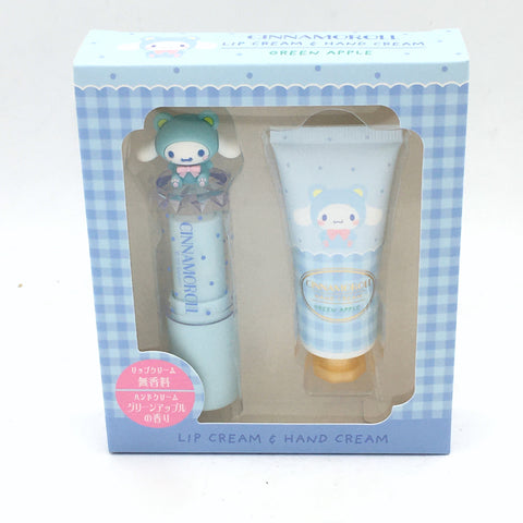 Sanrio Original Cinnamoroll Lip Cream & Hand Cream (Green Apple Scent) Duo
