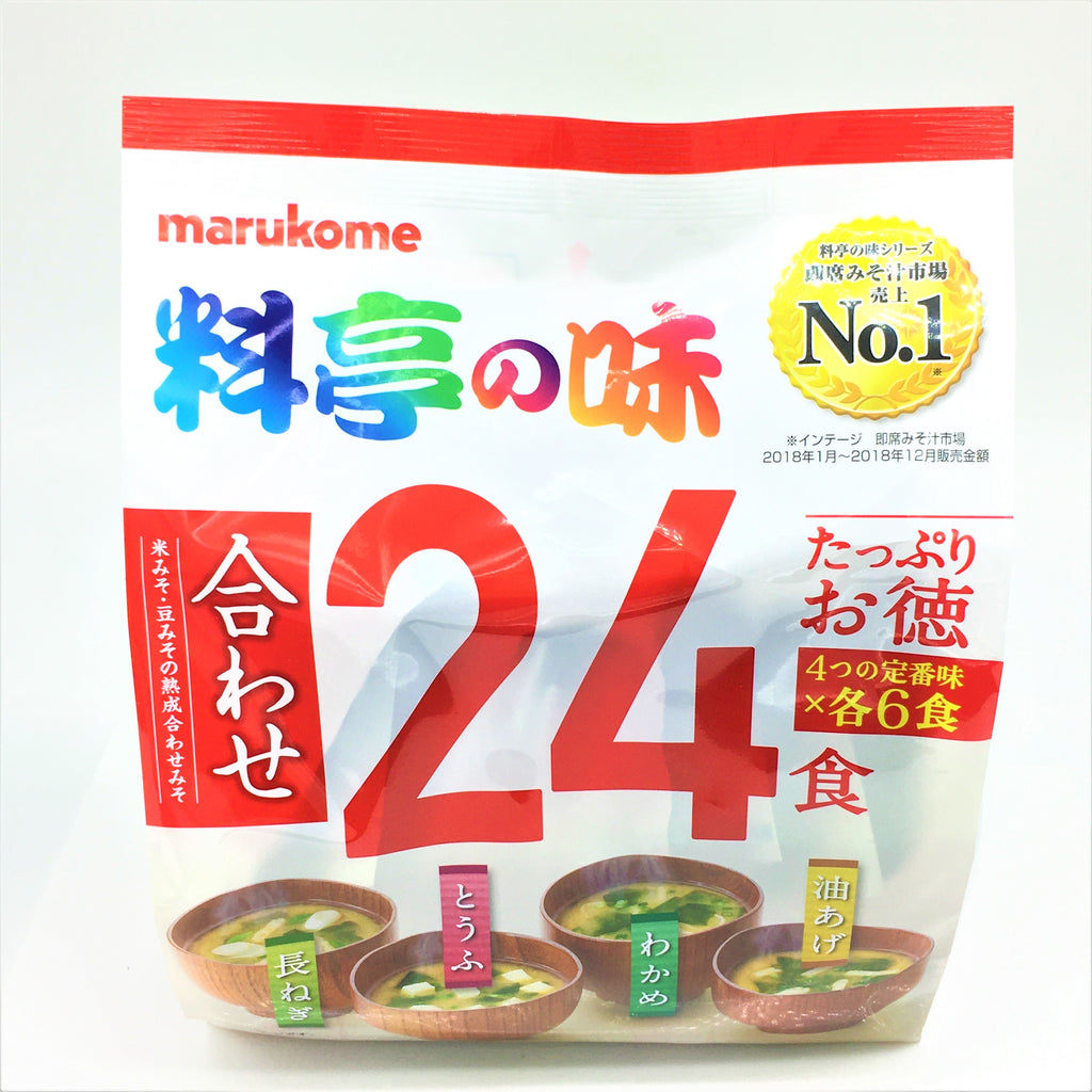 Japanese Marukome Instant Miso Soup 4 flavors