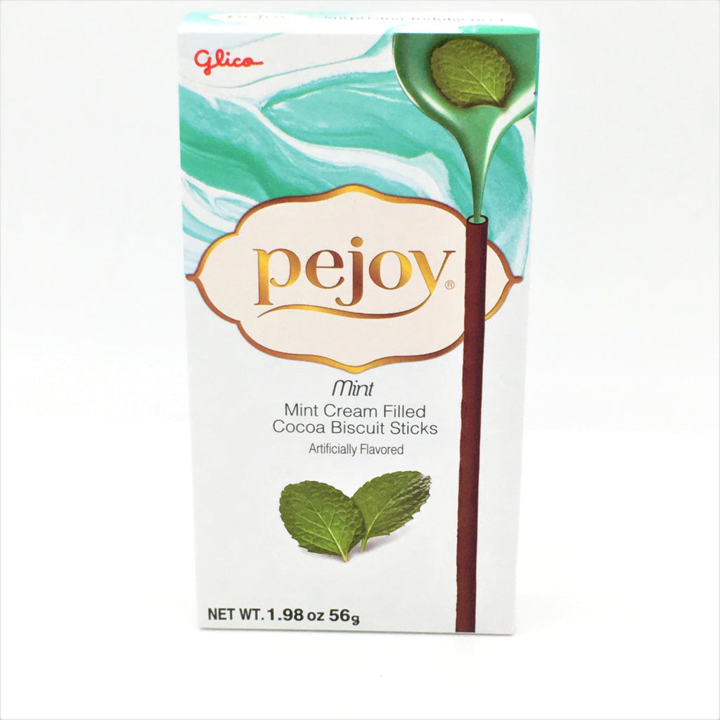 Glico Pejoy Mint Cream Filled Cocoa Biscuit Sticks 1.98oz/56g