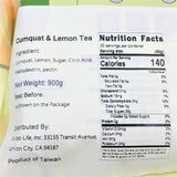 Taiwanese Cumquat & Lemon Tea 900g 小桔子金桔檸檬易擠棒