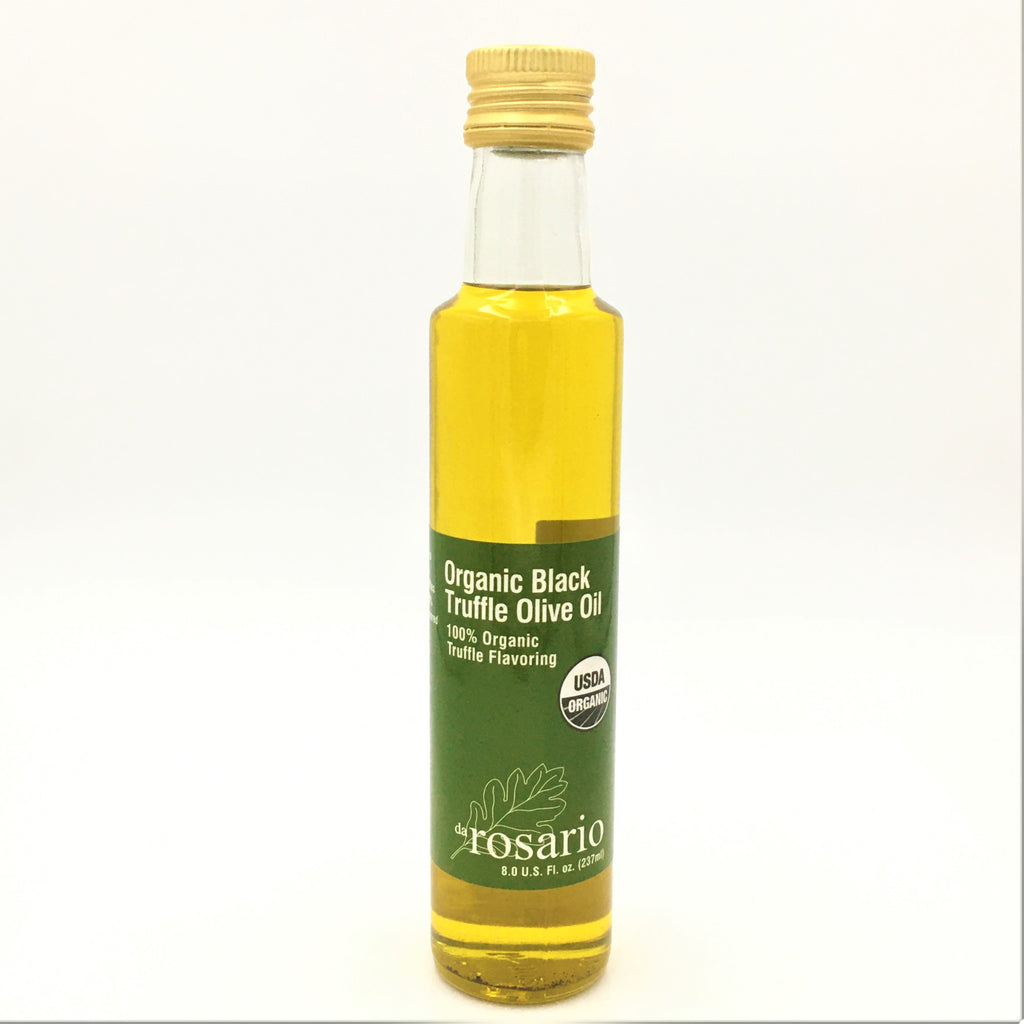 Da Rosario 100% Organic Black Truffle Flavored Olive Oil 8oz/ 237ml
