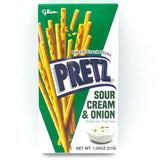 Glico Pretz Sour Cream & Onion Baked Snack Sticks 1.09oz