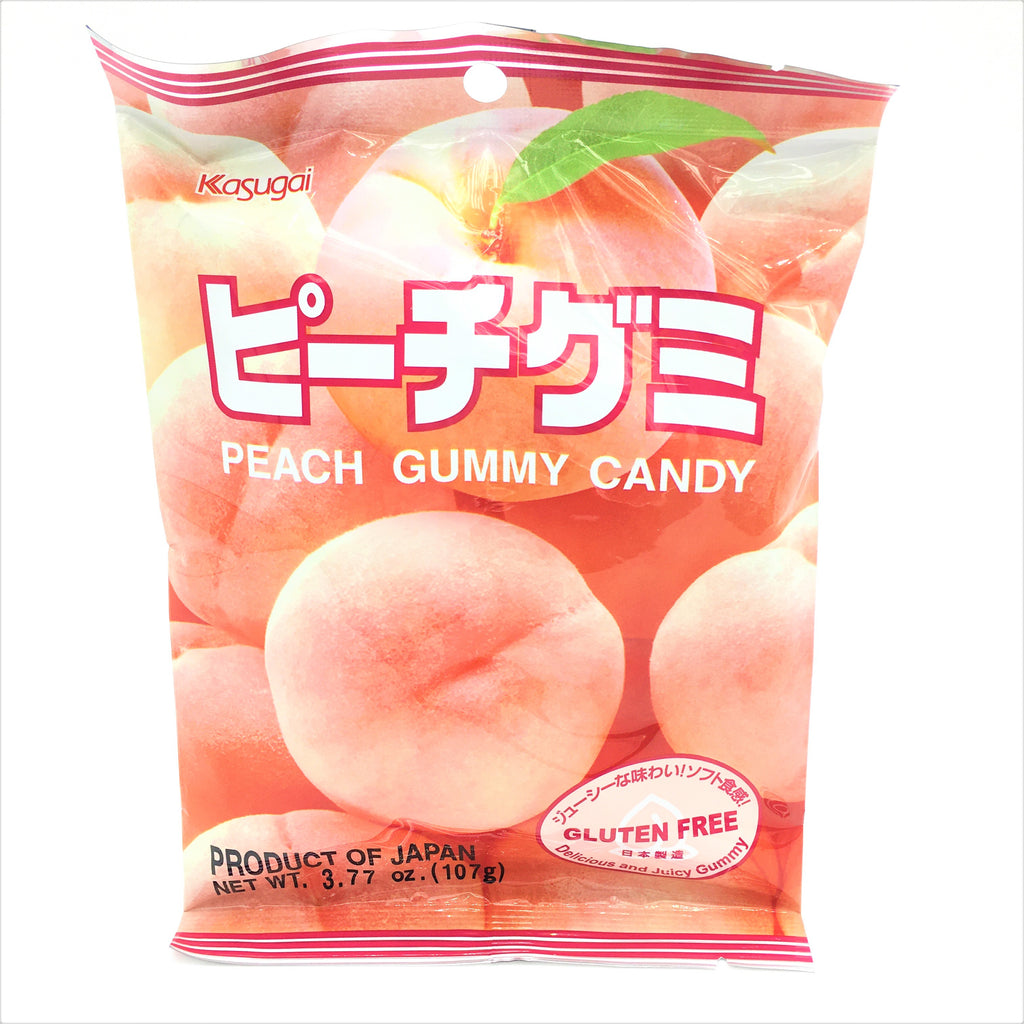 Japanese Kasugai Gummy Candy -Peach 107g