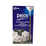 Glico Pejoy Cookies & Cream Vanilla Filled Chocolate Biscuit Sticks1.98oz/ 56g