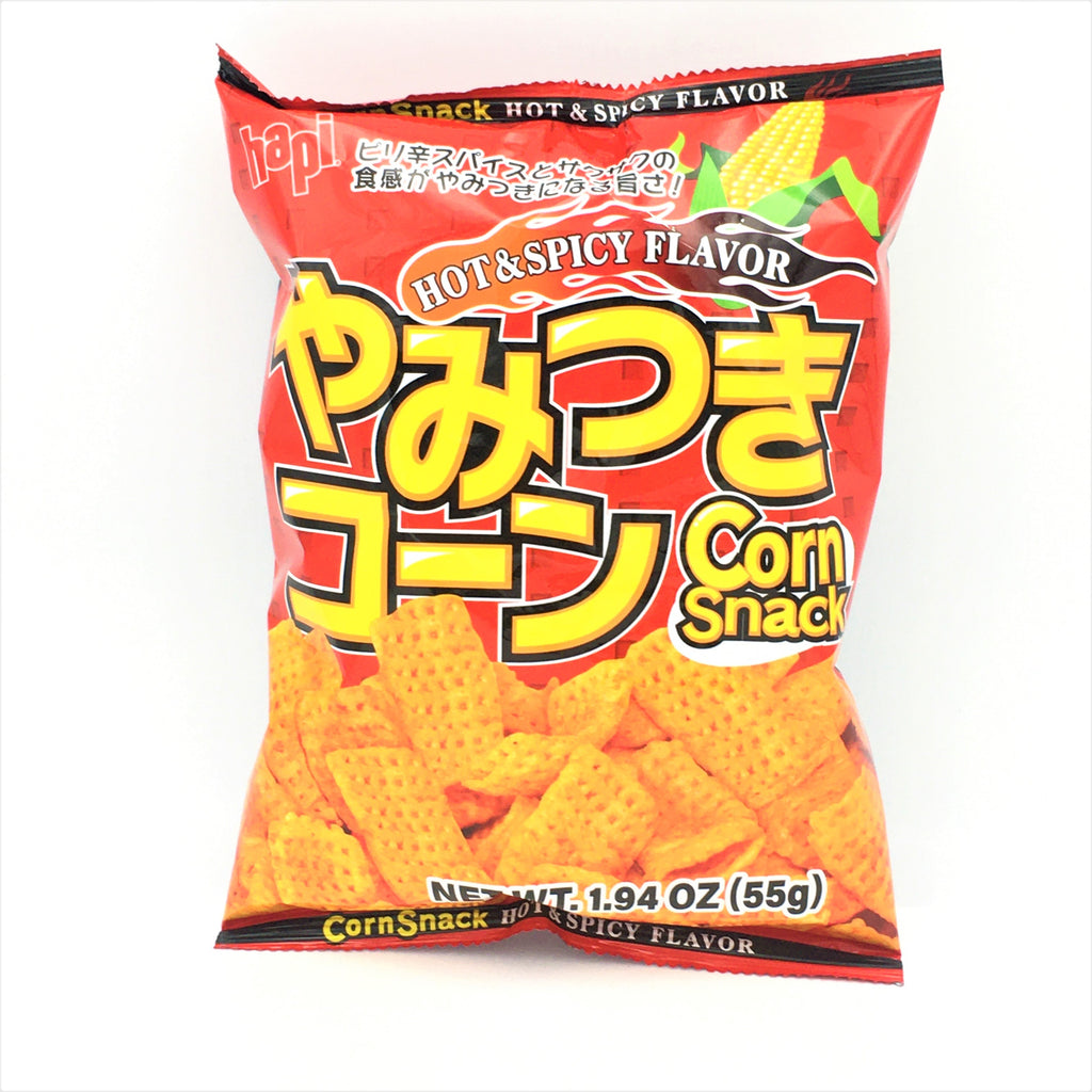 Hapi Hot & Spicy Flavor Corn Snack 1.94oz/ 55g