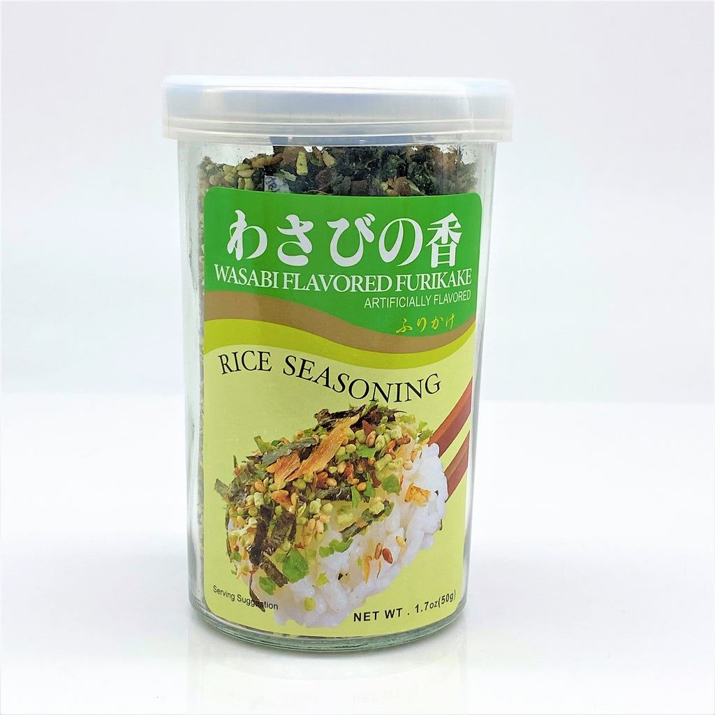 Ajishima Rice Seasoning - Wasabi Flavored Furikake 1.7oz / 50g