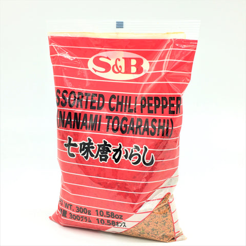S&B NANAMI TOGARASHI,Seven spices chili pepper Japanese spice , 300g