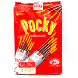 Glico Pocky Chocolate Cream Covered Biscuit Sticks 9 Packs 4.48oz /127g