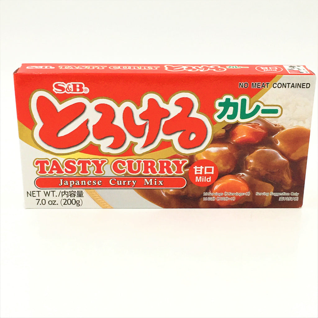 S&B Japanese Curry Mix Tasty Curry Sauce - Mild 7.0oz/200g