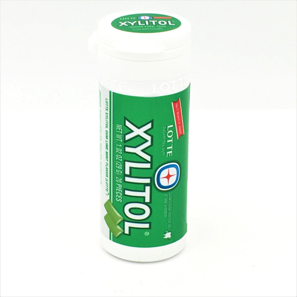 Lotte Xylitol Lime Mint Flavor Sugar Free 29g/(20pc)
