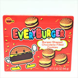 Bourbon Every Burger-Shaped Chocolate Filled Cookies From Japan 2.32 oz