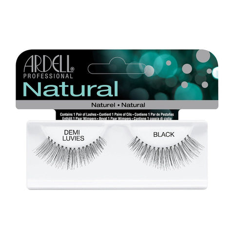 Ardell Natural Lashes -Demi Luvies Black, 1 Pair - Psyduckonline