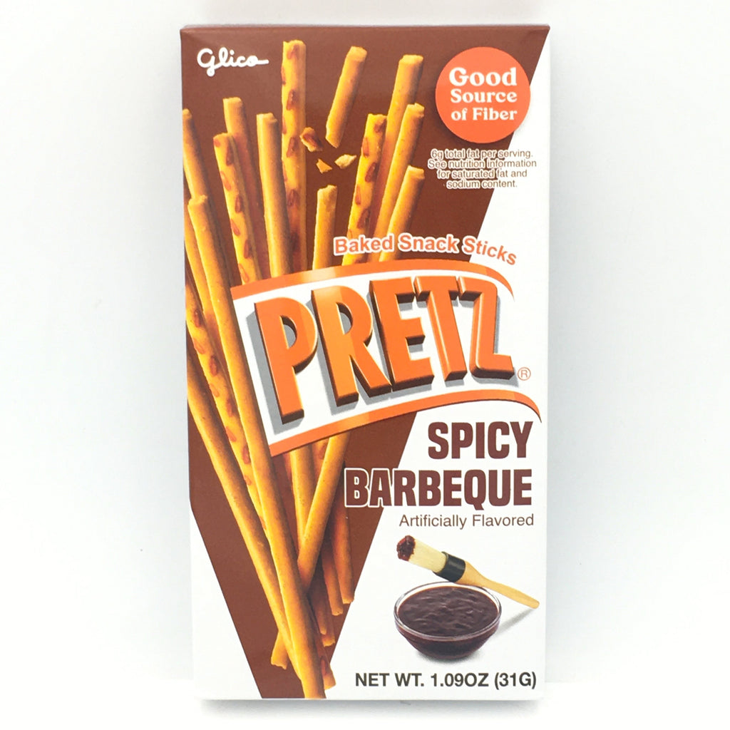 Glico Baked Snack Sticks Pretz Spicy Barbeque Flavored 1.09oz/31g