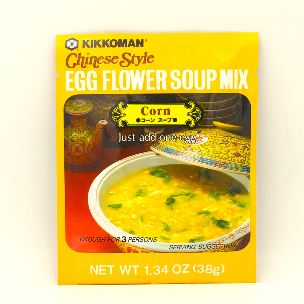 Kikkoman Chinese Style Egg Flower Soup Mix -Corn 1.34oz / 38g