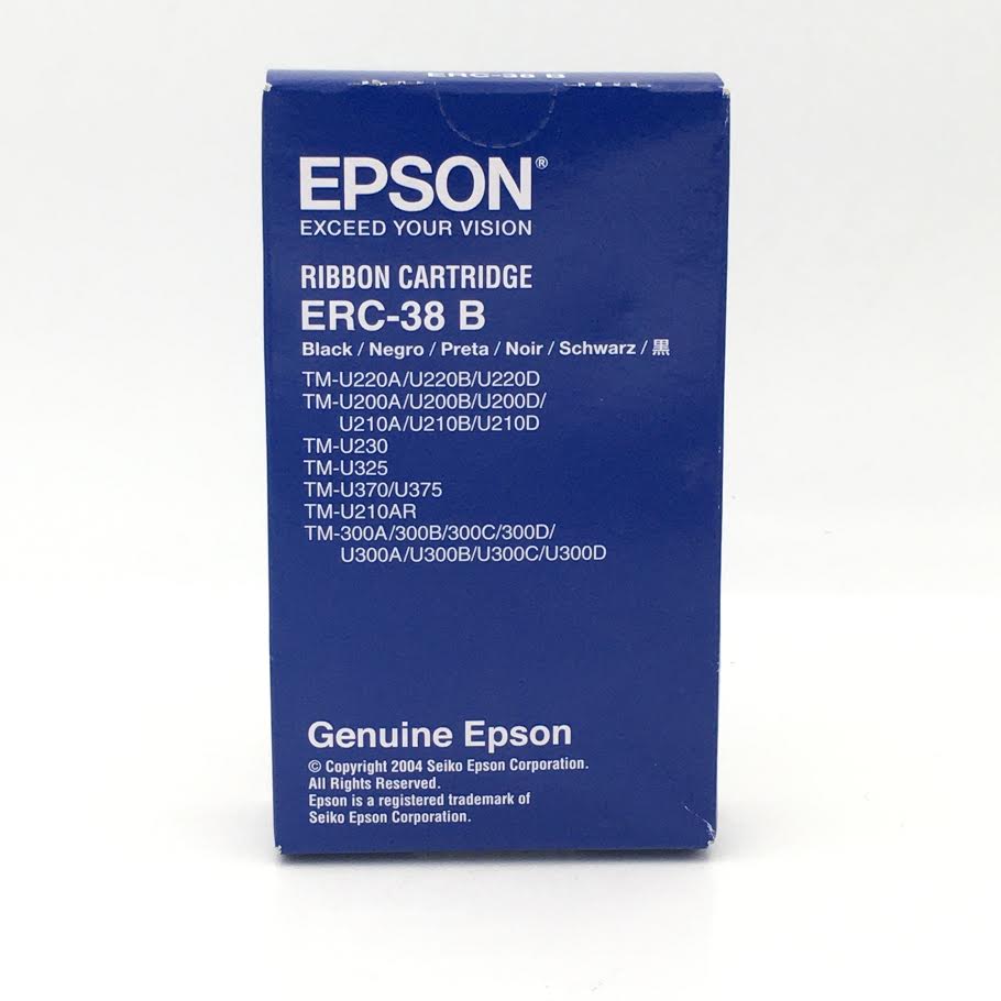 Epson Exceed Your Vision Ribbon Cartridge ERC-38 B (Black)