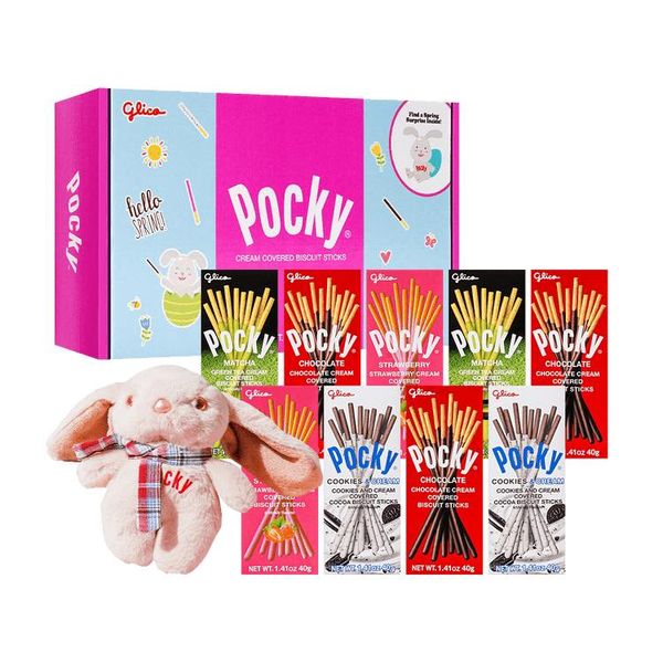 Glico Pocky Spring Box 4Kinds 9Assorted Boxes 12.7oz/360g