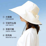 Needs Labo UV Cut Protection From Ultraviolet Rays Hat 15cm UPF50+(BlackxBeige)雙面可戴時尚防晒帽