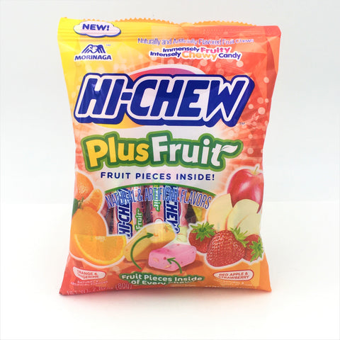 Morinaga Hi-Chew Fruity Chewy Candy -Plus Fruit 2.82oz/80g